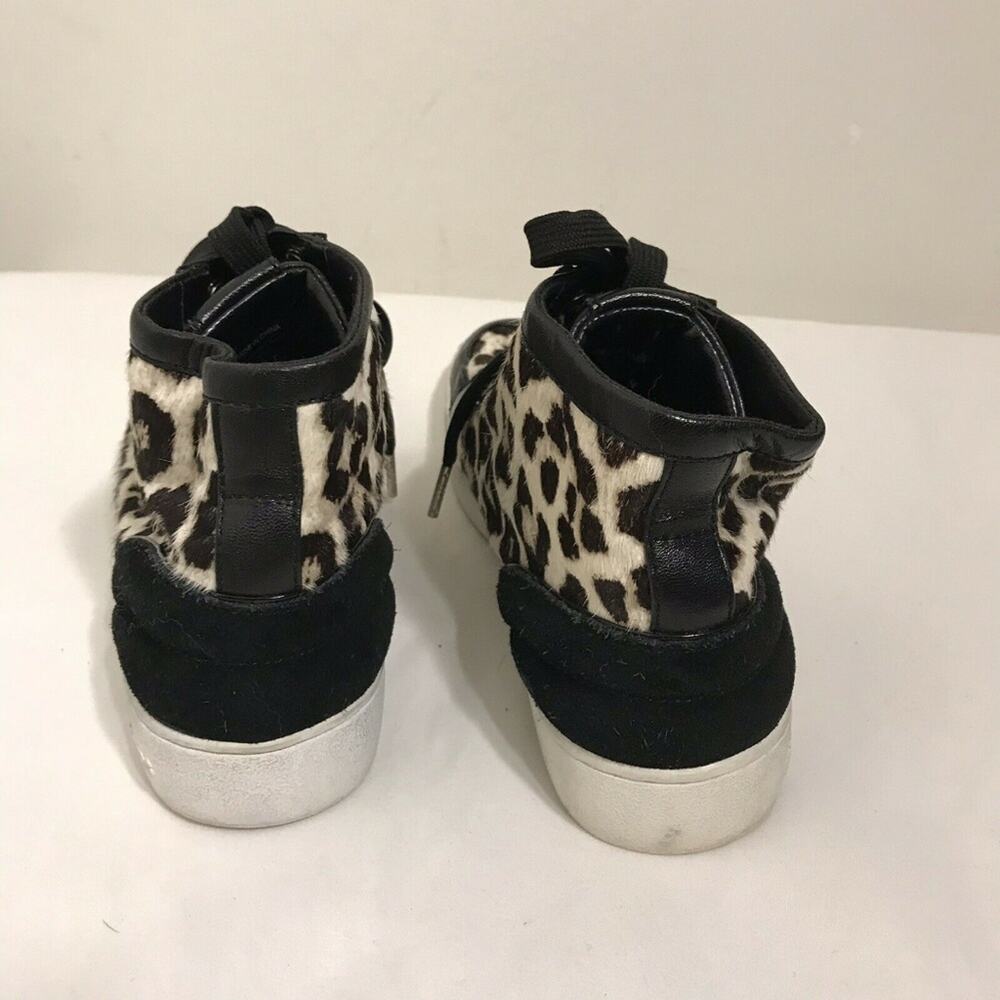 MICHAEL KORS Mid Top Pony hair Sneakers Size 6 - Picture 5 of 8
